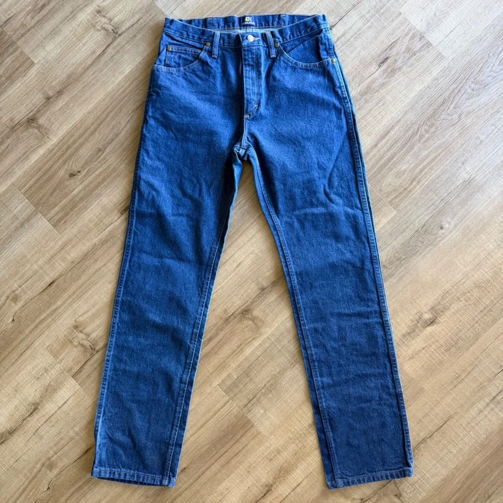 Wrangler 47MWZ Premium Performance Cowboy Cut Regular Fit Jeans Blue 33x34